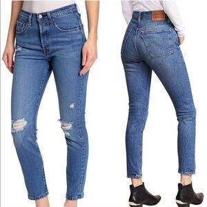 Levi’s Wedgie skinny high rise jeans